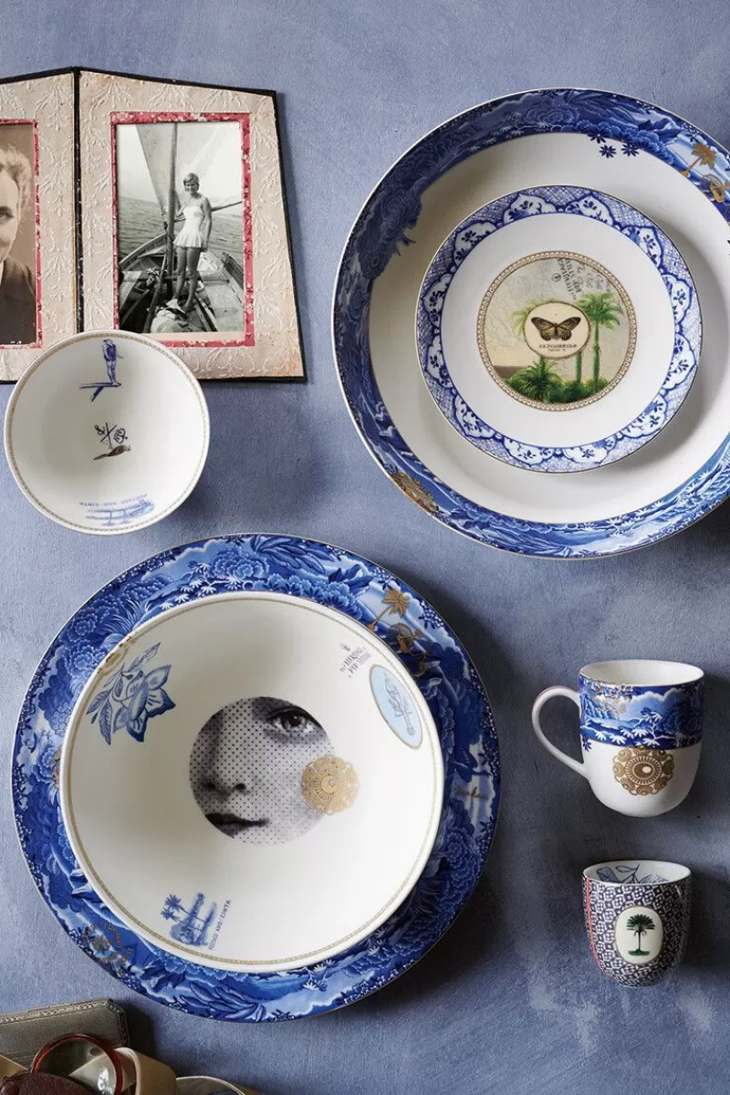 Pip Studio Tasse À Expresso Heritage Tiles En Coloris Bleu Flash Sale