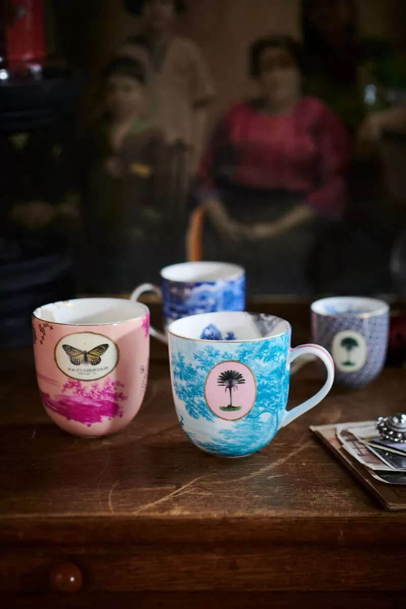 Pip Studio Tasse À Expresso Heritage Tiles En Coloris Bleu Flash Sale
