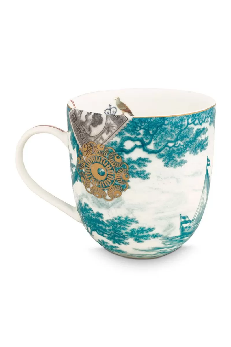 Pip Studio Tasse De Grande Heritage Boat En Coloris Aqua Bleu Discount