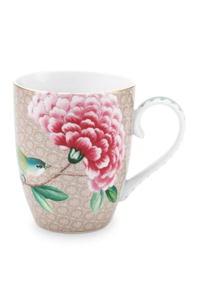 Pip Studio Tasse De Grande Large Blushing Birds En Coloris Kaki Fashion