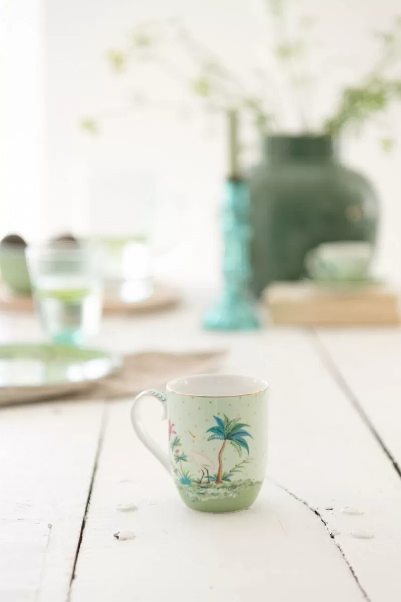 Pip Studio Tasse De Petite Taille A Pois Dores Jolie En Coloris Vert Flash Sale