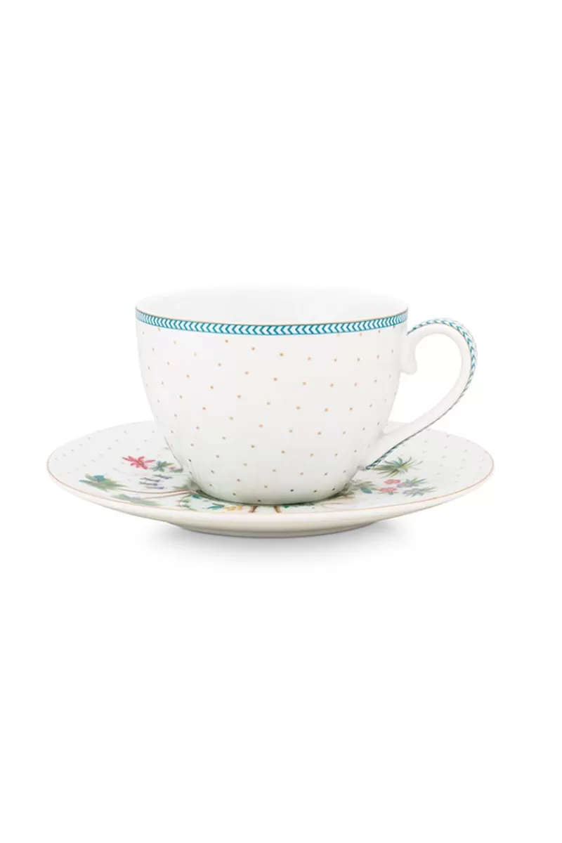 Pip Studio Tasse Et Soucoupe A Cappuccino A Pois Jolie En Coloris Dore Hot