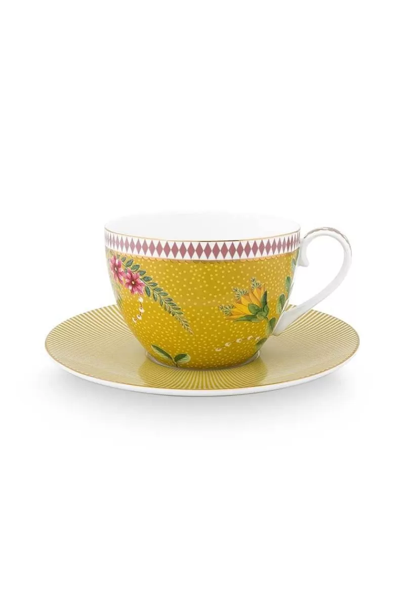 Pip Studio Tasse Et Soucoupe A Cappuccino La Majorelle En Coloris Jaune Fashion