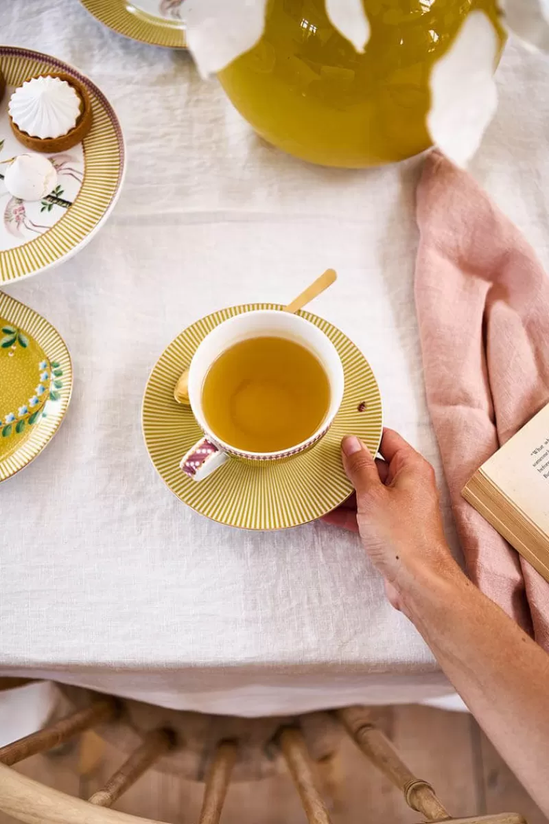 Pip Studio Tasse Et Soucoupe A Cappuccino La Majorelle En Coloris Jaune Fashion