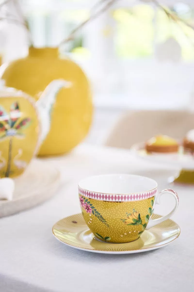 Pip Studio Tasse Et Soucoupe A Cappuccino La Majorelle En Coloris Jaune Fashion