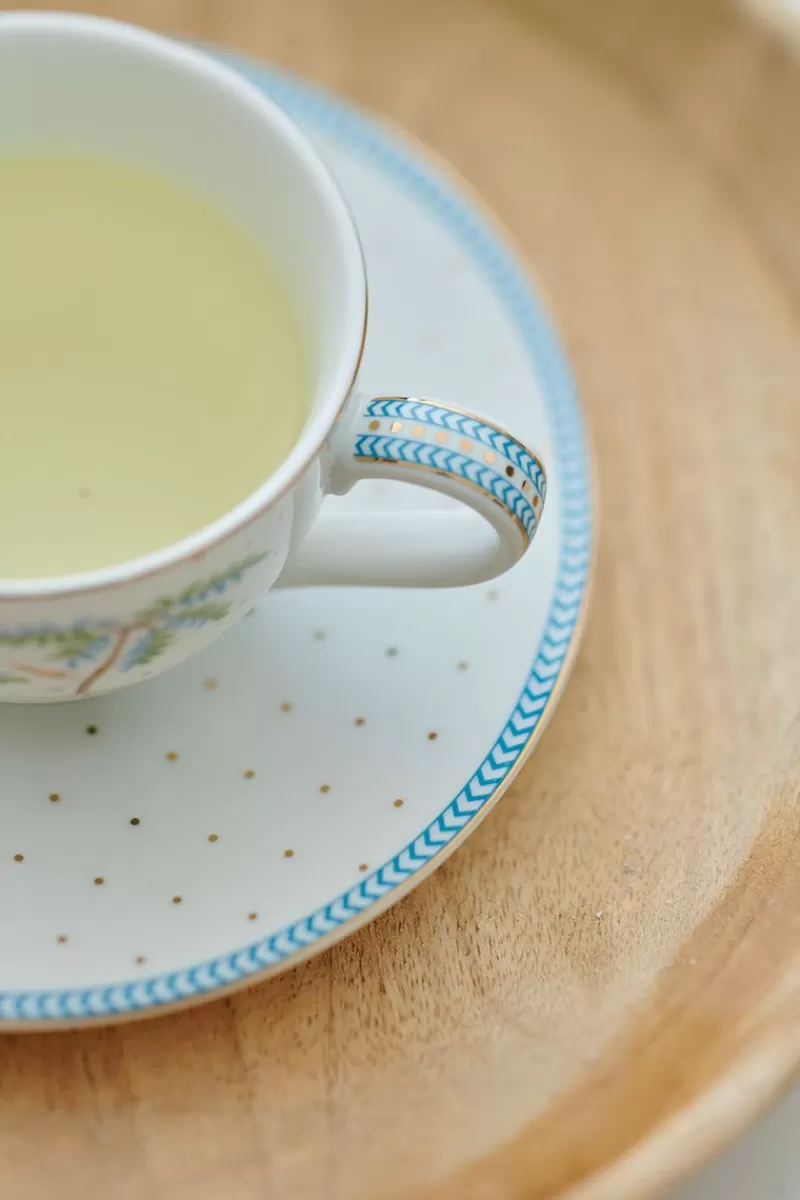 Pip Studio Tasse Et Soucoupe A Expresso A Pois Jolie En Coloris Dore Blanc Discount