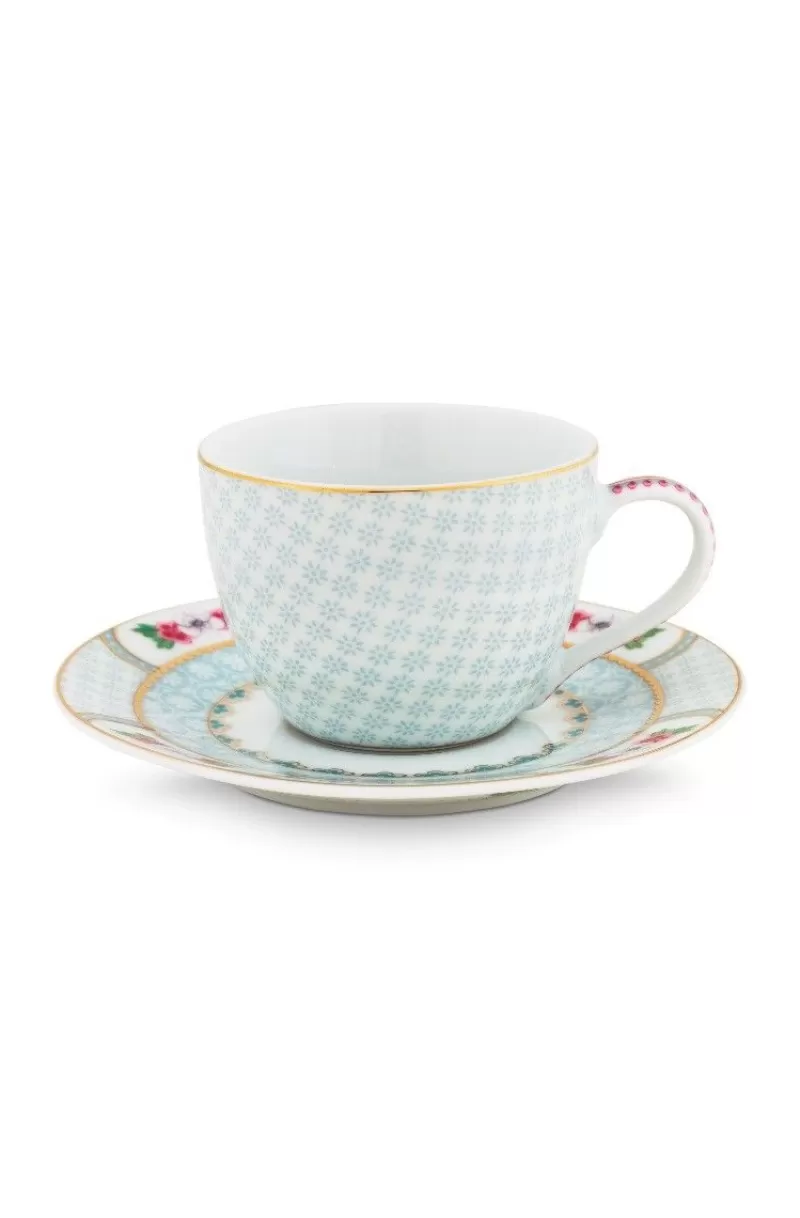 Pip Studio Tasse Et Soucoupe A Expresso Blushing Birds En Coloris Blanc Best Sale