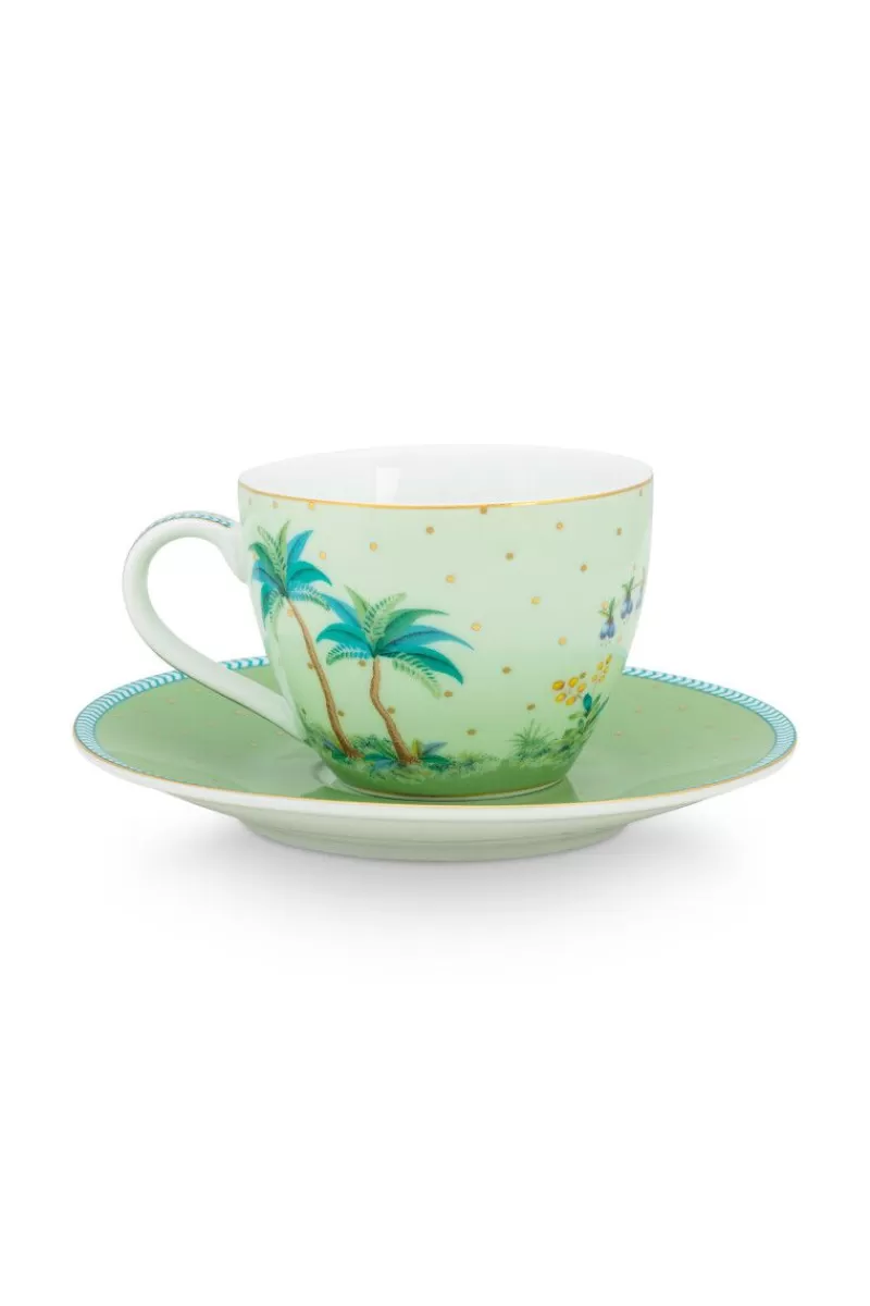 Pip Studio Tasse Et Soucoupe A Expresso Jolie En Coloris Vert Cheap