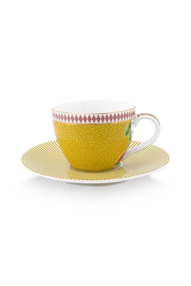 Pip Studio Tasse Et Soucoupe A Expresso La Majorelle En Coloris Jaune Online