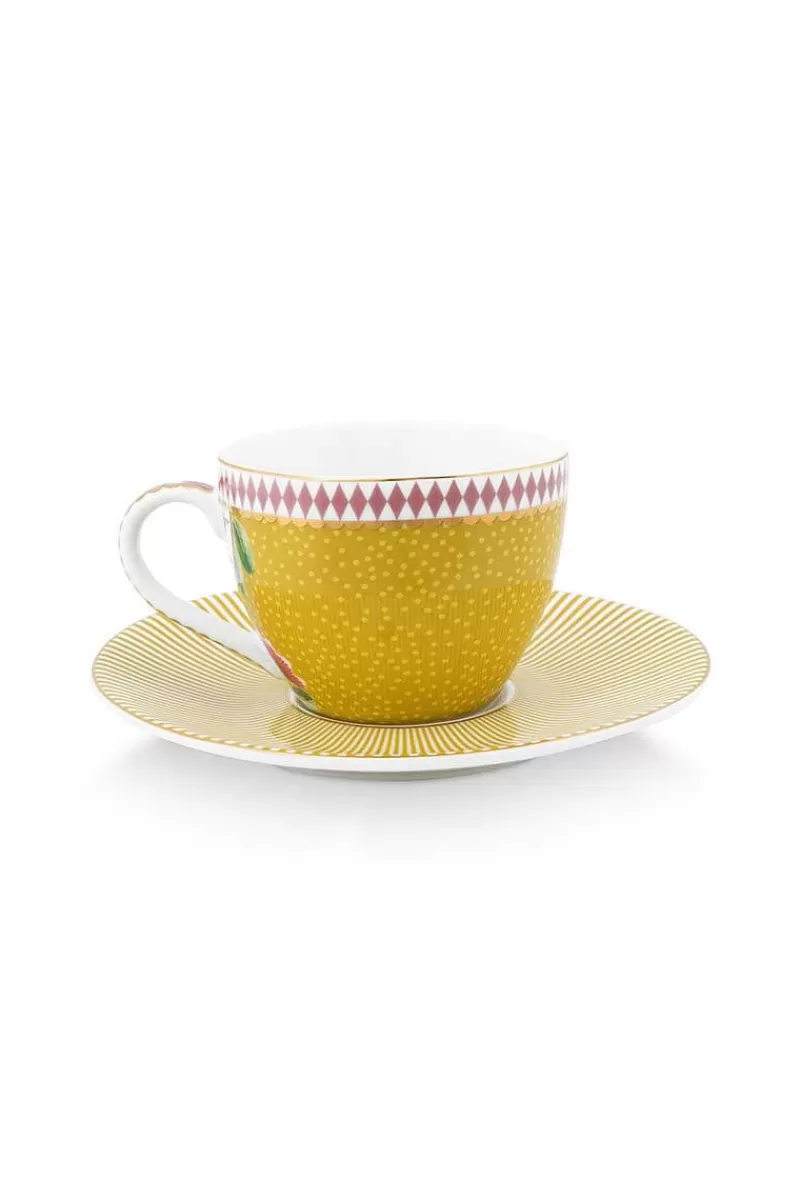 Pip Studio Tasse Et Soucoupe A Expresso La Majorelle En Coloris Jaune Online