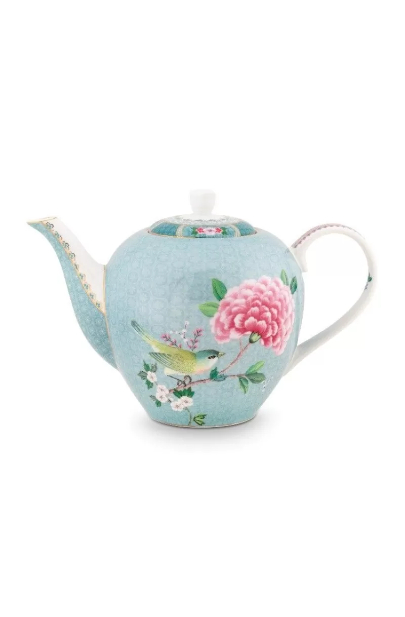 Pip Studio Théiere De Grande Taille Blushing Birds En Coloris Bleu Shop