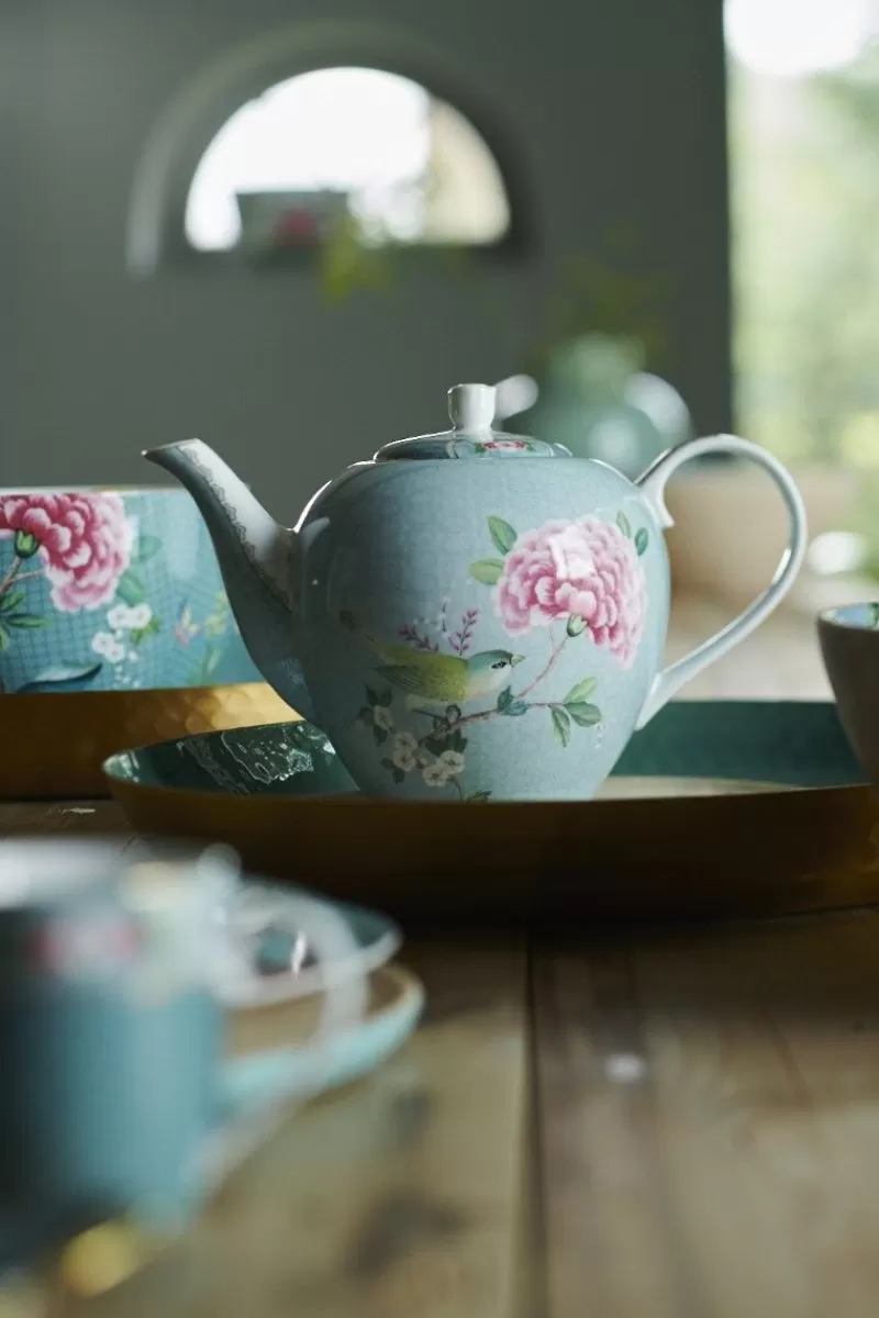 Pip Studio Théiere De Grande Taille Blushing Birds En Coloris Bleu Shop