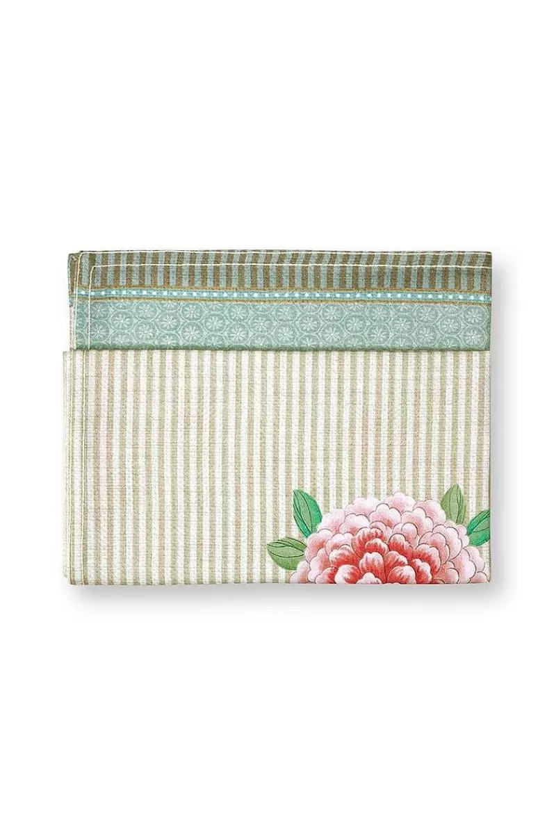 Pip Studio Torchon De Cuisine Blushing Birds En Coloris Kaki Sale