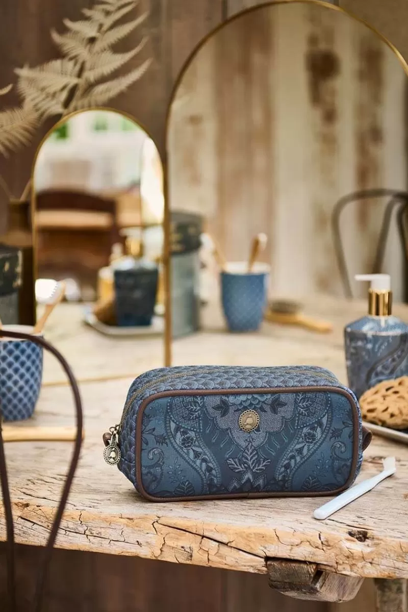 Pip Studio Trousse A Cosmetiques Carree De Petite Taille Kyoto Festival En Coloris Bleu Cheap