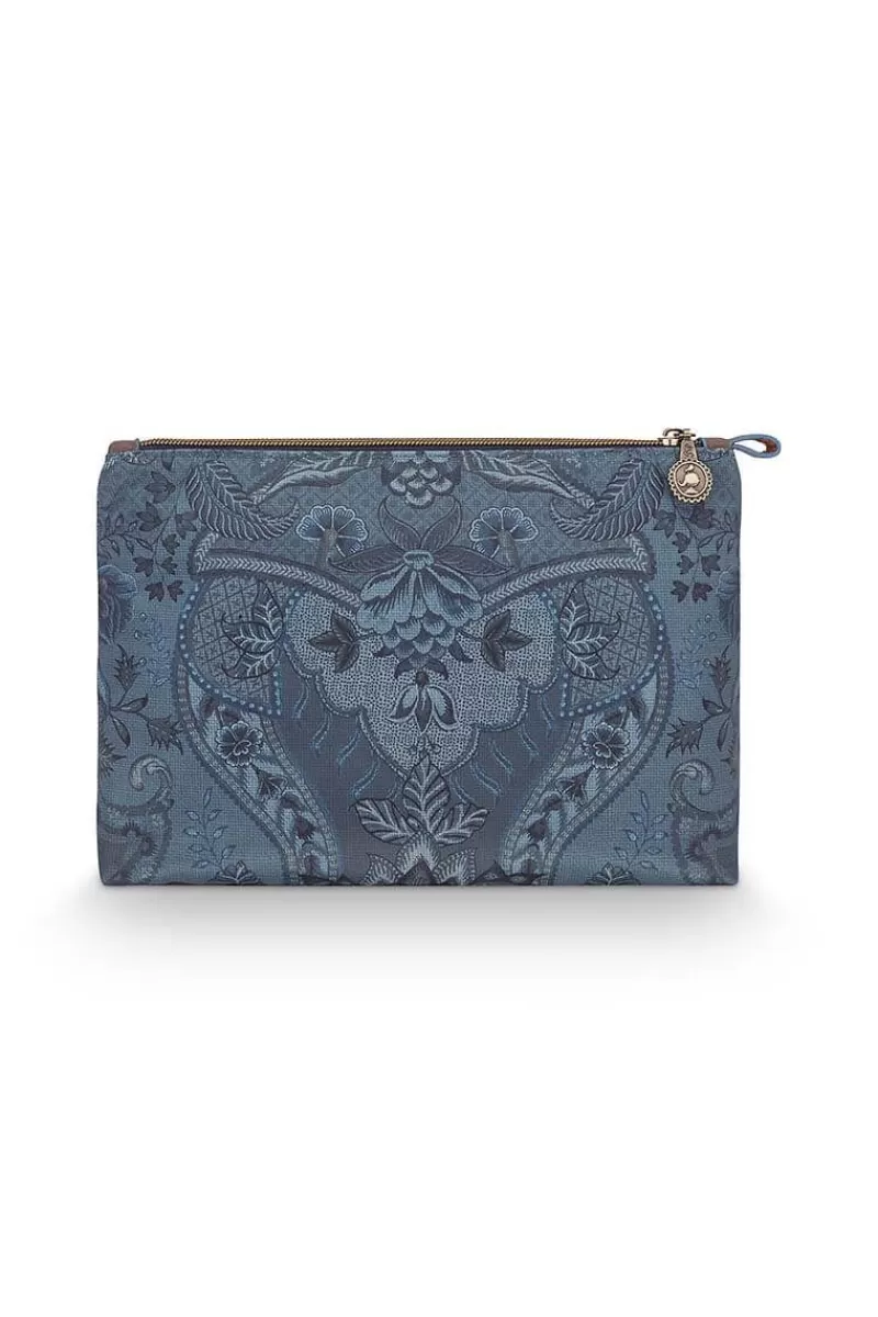 Pip Studio Trousse A Cosmetiques Combi Kyoto Festival En Coloris Bleu Discount