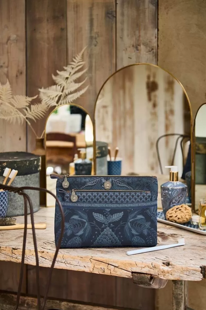 Pip Studio Trousse A Cosmetiques Combi Kyoto Festival En Coloris Bleu Discount