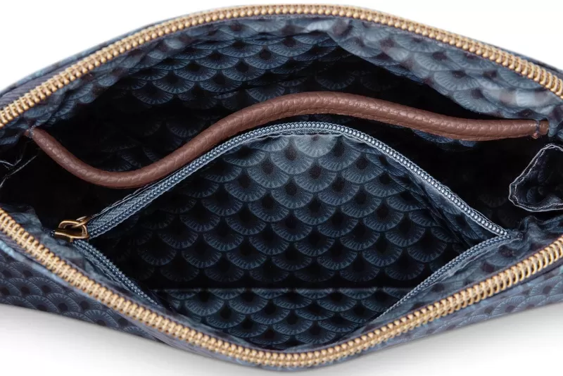 Pip Studio Trousse A Cosmetiques Triangulaire De Petite Taille Suki En Coloris Bleu Cheap