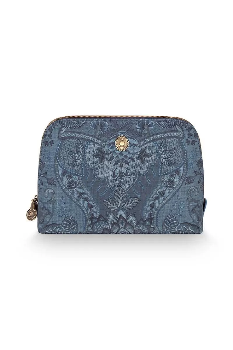 Pip Studio Trousse A Cosmetiques Triangulaire De Taille Moyenne Kyoto Festival En Coloris Bleu Flash Sale