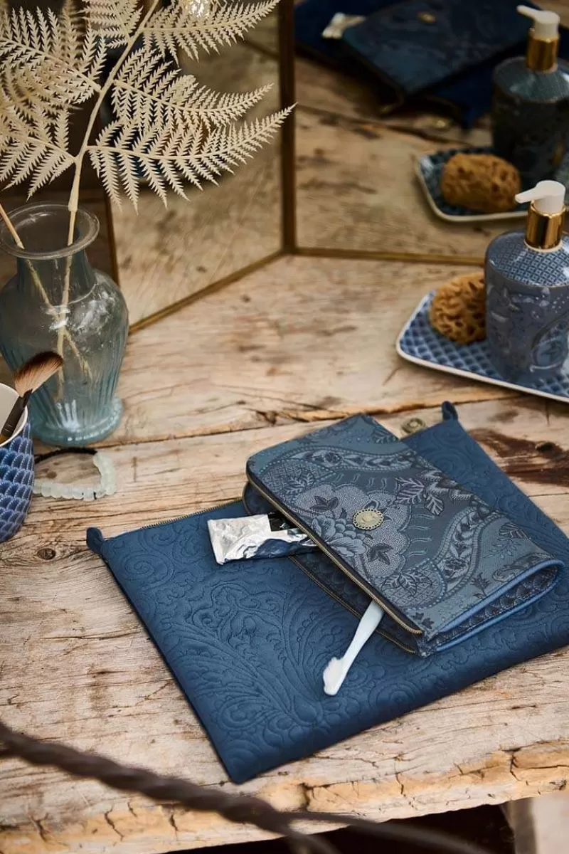 Pip Studio Trousse A Cosmetiques Zippee Kyoto Festival En Coloris Bleu Best