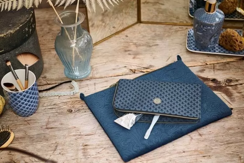 Pip Studio Trousse A Cosmetiques Zippee Suki En Coloris Bleu Cheap