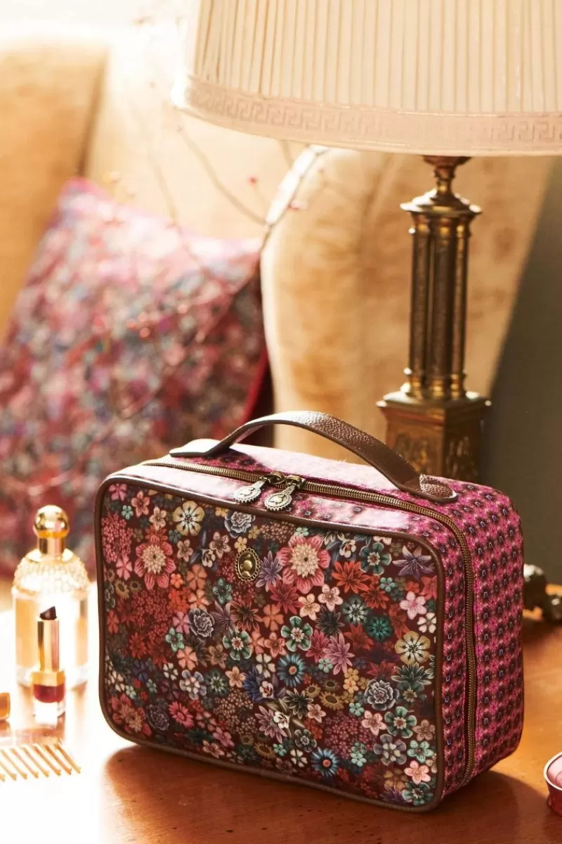 Pip Studio Trousse De Beauté Carree De Grande Taille Tutti I Fiori Rose Outlet