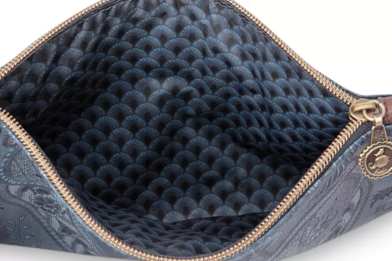 Pip Studio Trousse Plate A Cosmetiques De Taille Moyenne Kyoto Festival En Coloris Bleu Shop