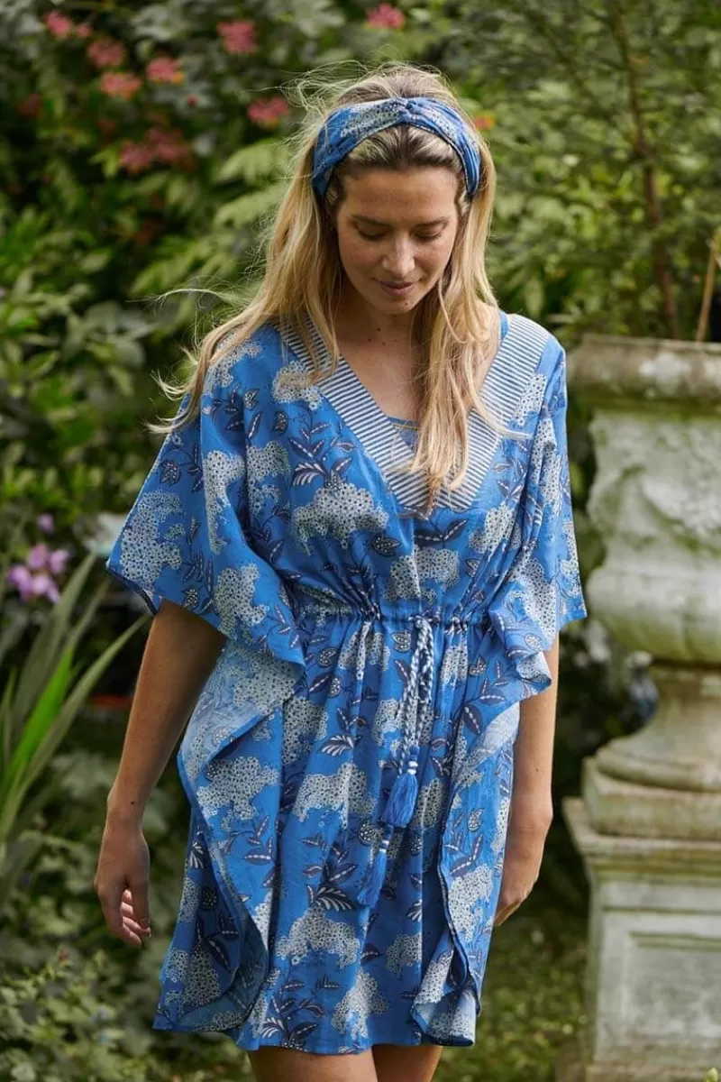 Pip Studio Tunique Flora Firenze En Coloris Cobalt Bleu Store