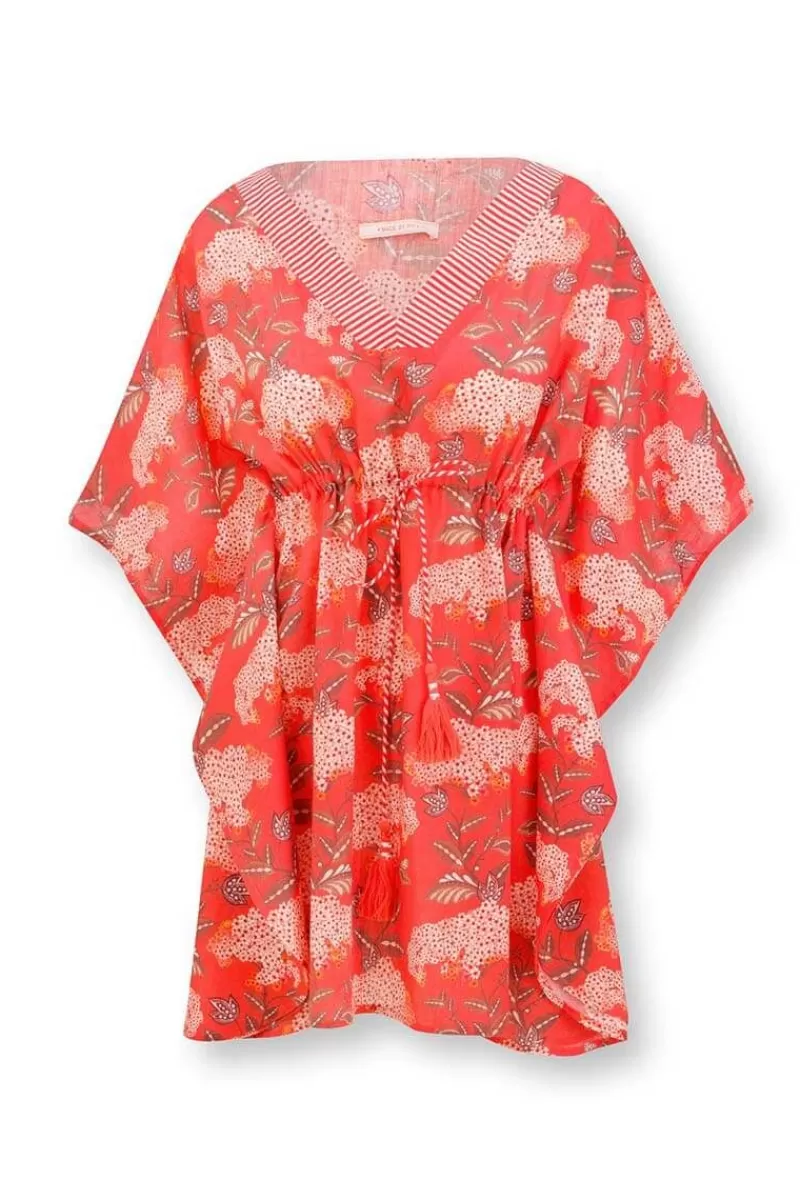 Pip Studio Tunique Flora Firenze En Coloris Corail Rouge Cheap