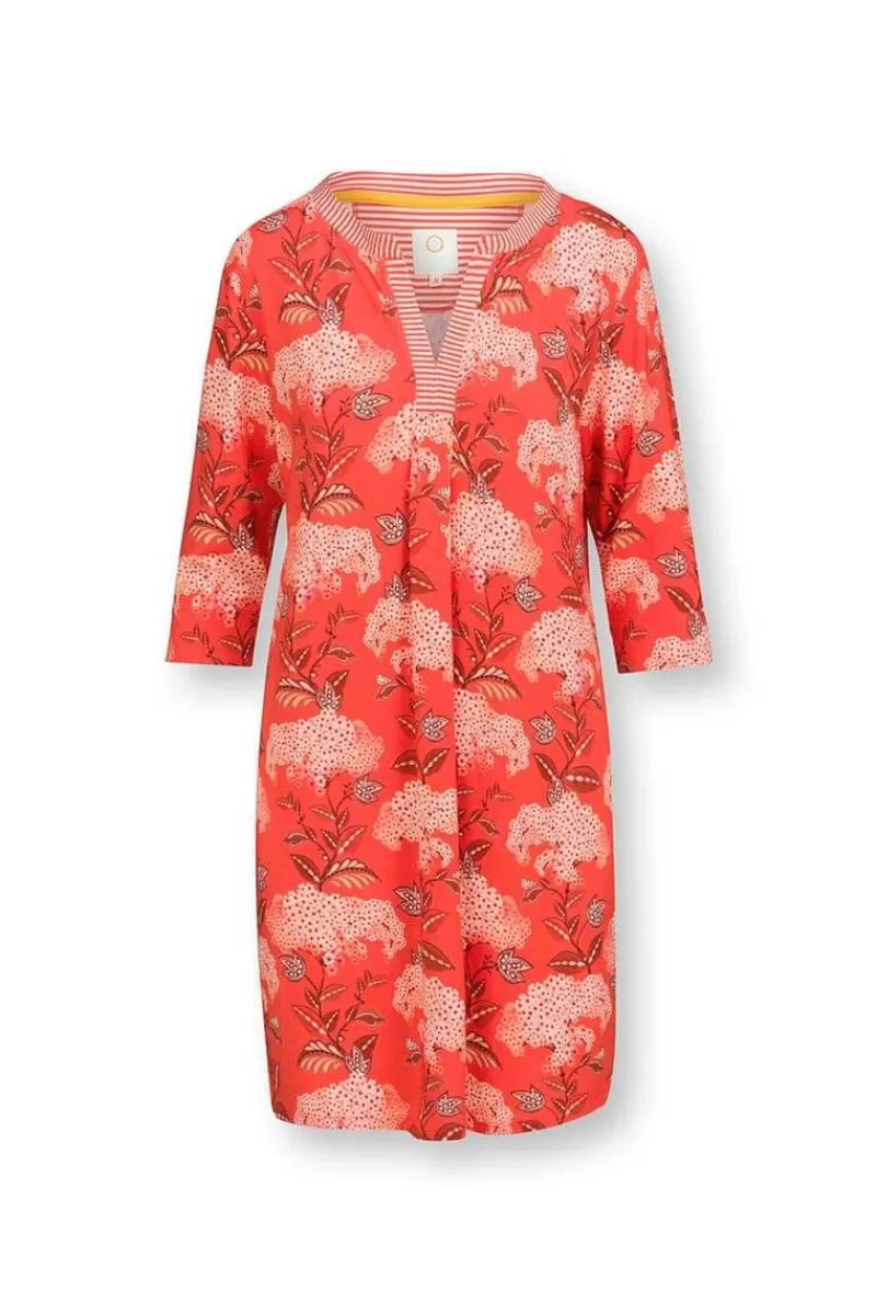 Pip Studio Tunique Flora Firenze En Coloris Corail Rouge Online