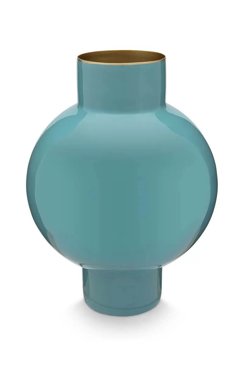 Pip Studio Vase En Metal En Coloris 24 Cm Vert Cheap