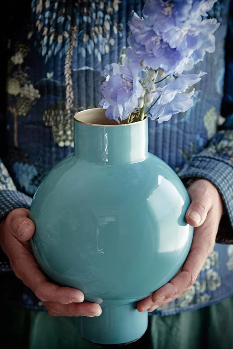 Pip Studio Vase En Metal En Coloris 24 Cm Vert Cheap