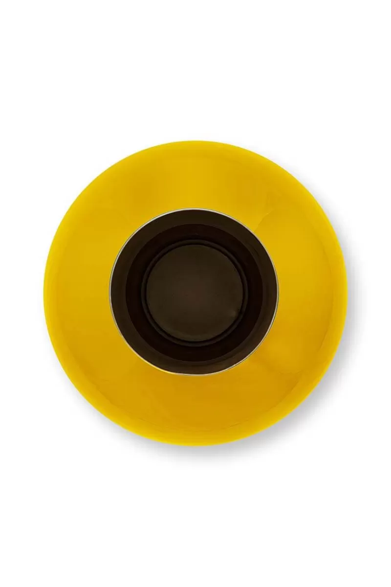 Pip Studio Vase En Metal En Coloris 40 Cm Jaune Fashion