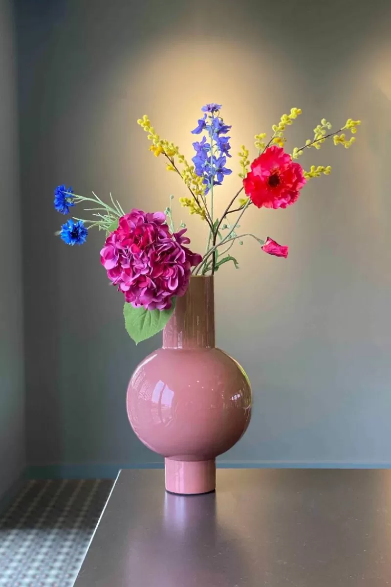 Pip Studio Vase En Metal En Coloris 40 Cm Rose Flash Sale
