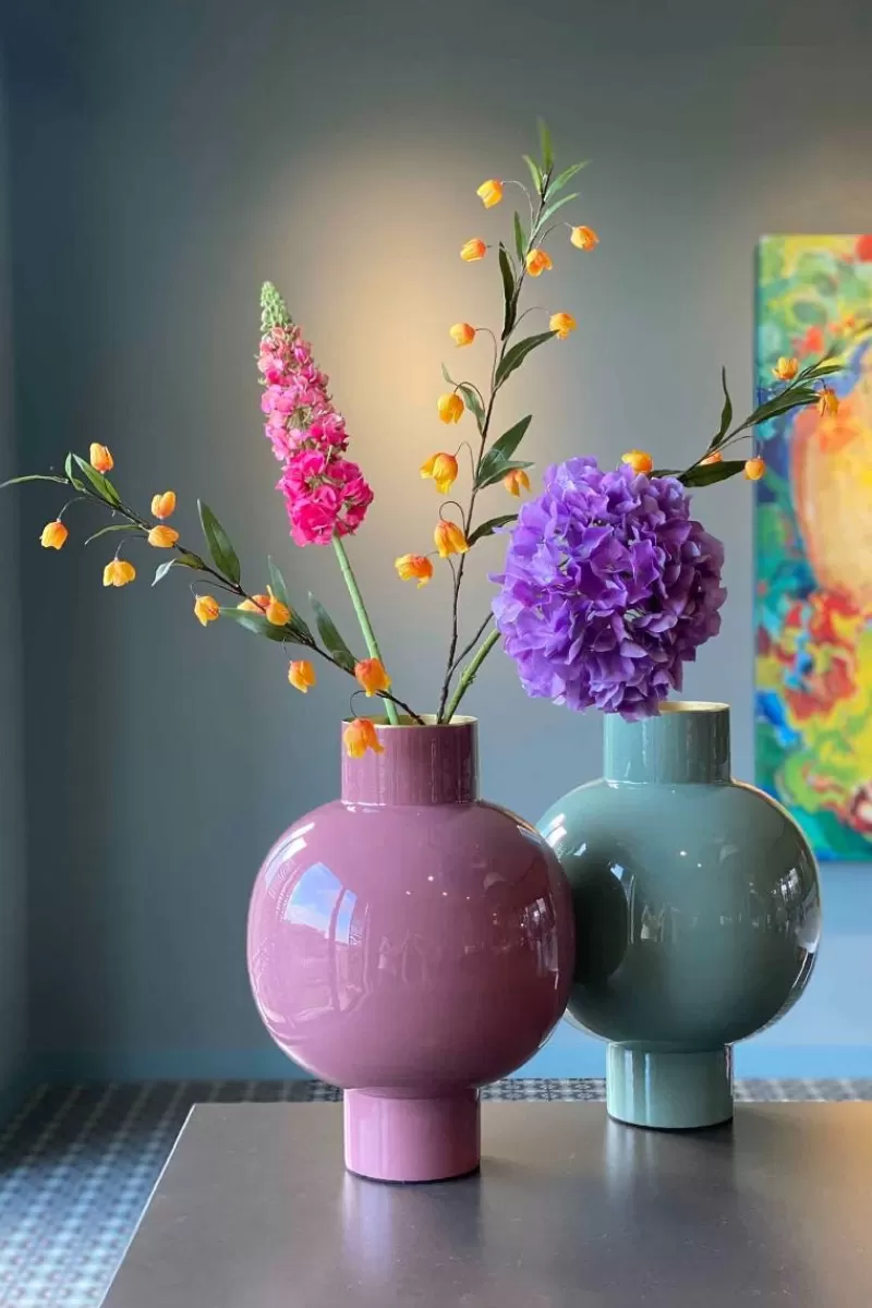 Pip Studio Vase En Metal En Coloris 42 Cm Rose Best