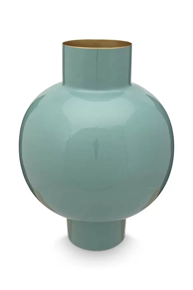 Pip Studio Vase En Metal En Coloris Clair 42 Cm Vert Shop