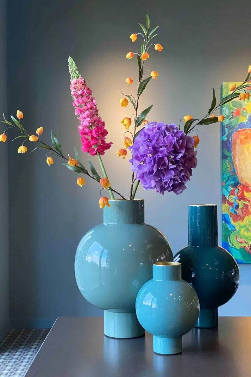 Pip Studio Vase En Metal En Coloris Clair 42 Cm Vert Shop