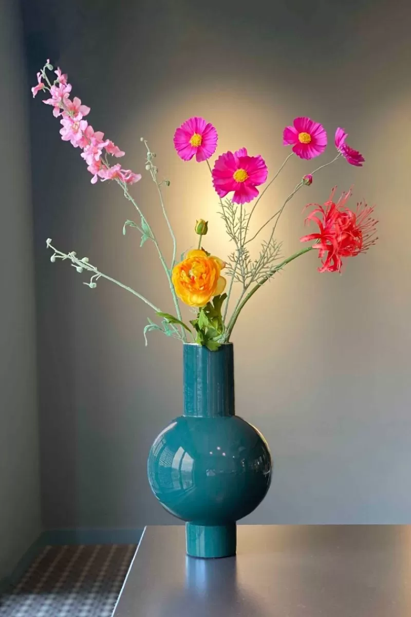 Pip Studio Vase En Metal En Coloris Fonce 40 Cm Vert Best Sale