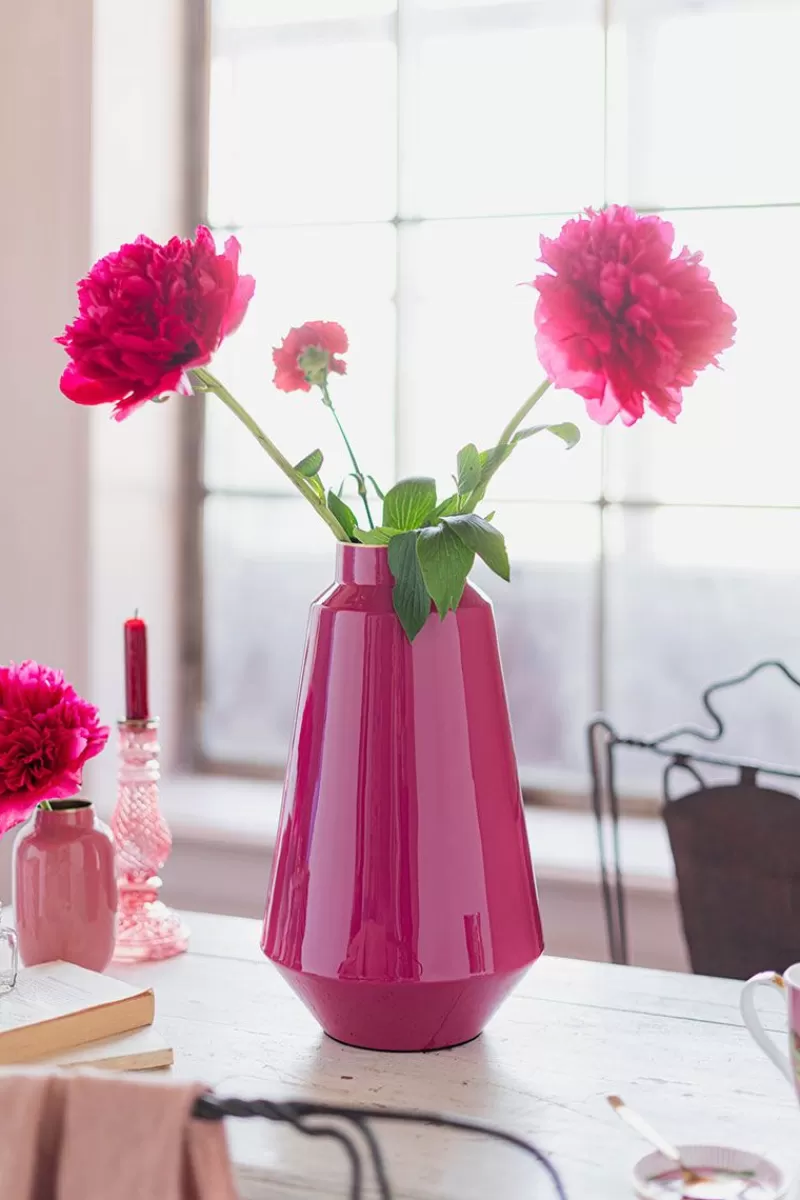 Pip Studio Vase En Metal En Coloris Rose 36 Cm Cheap