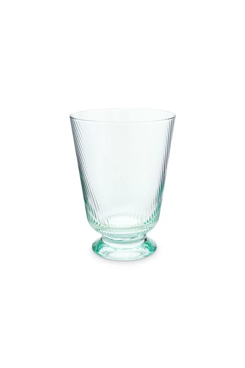 Pip Studio Verre A Eau A Effet Torsade En Coloris Bleu New